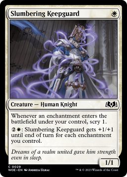 Slumbering Keepguard (WOE-029) - Wilds of Eldraine Foil