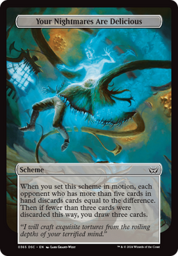 Your Nightmares Are Delicious (Full Art) (A:DSC-365) - Duskmourn: House of Horror Commander