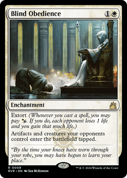 Blind Obedience (RVR-009) - Ravnica Remastered Foil
