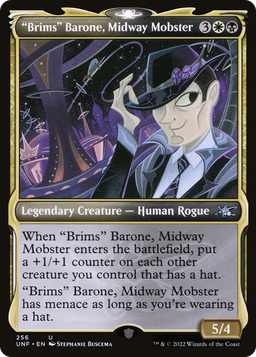 "Brims" Barone, Midway Mobster (Showcase) (UNF-256) - Unfinity: (Showcase)