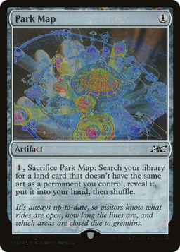 Park Map (Galaxy Foil) (UNF-476) - Unfinity Foil