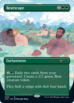 Bearscape (SLD-1008) - Secret Lair Drop (Borderless)