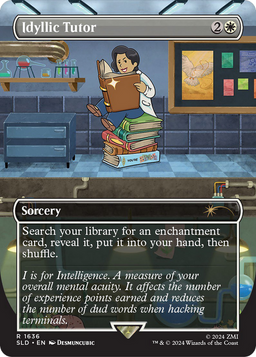 Idyllic Tutor (1636) (SLD-1636) - Secret Lair Drop (Borderless)