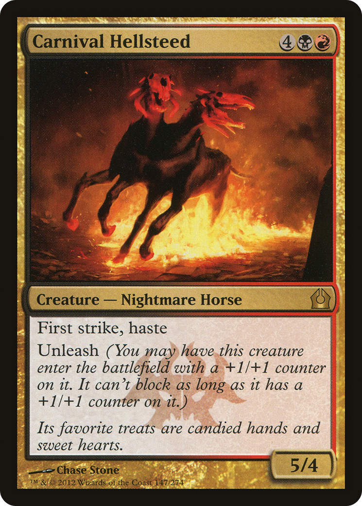 Carnival Hellsteed (RTR-147) - Return to Ravnica