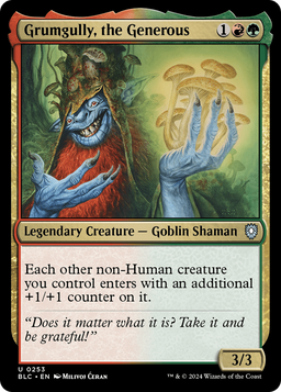 Grumgully, the Generous (BLC-253) - Bloomburrow Commander