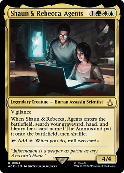 Shaun & Rebecca, Agents (ACR-064) - Assassin's Creed Foil