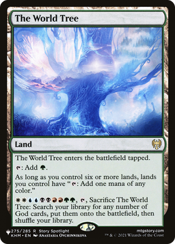 The World Tree (LIST-275/285) - The List
