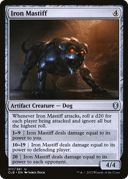 Iron Mastiff (CLB-317) - Commander Legends: Battle for Baldur's Gate Foil