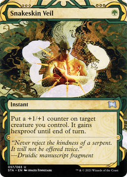 Snakeskin Veil (STA-057) - Strixhaven Mystical Archive: (Showcase) (Borderless)