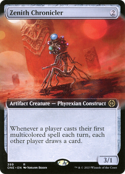 Zenith Chronicler (Extended Art) (ONE-399) - Phyrexia: All Will Be One: (Extended Art)