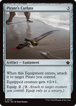 Pirate's Cutlass (FDN-563) - Foundations