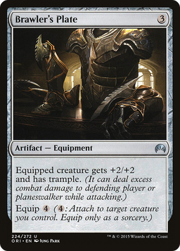 Brawler's Plate (ORI-224) - Magic Origins Foil
