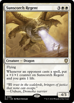 Sunscorch Regent (BLC-158) - Bloomburrow Commander