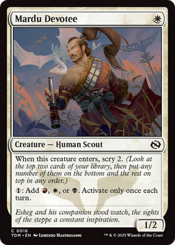 Mardu Devotee (TDM-016) - Tarkir: Dragonstorm