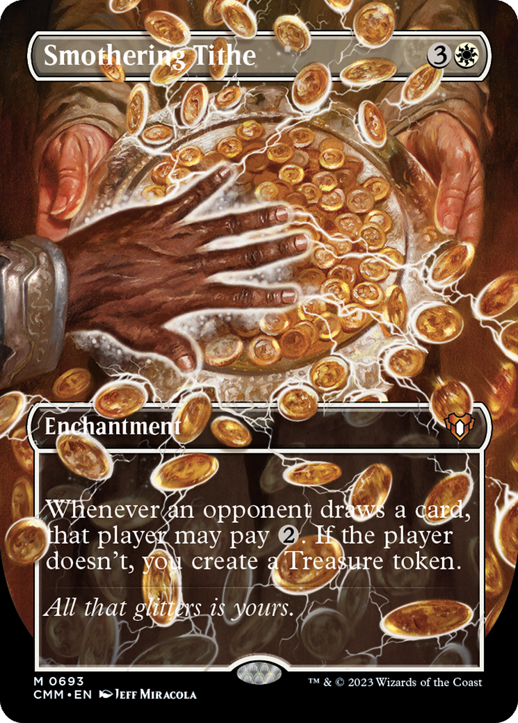 Smothering Tithe (Borderless) (CMM-693) - Commander Masters Foil
