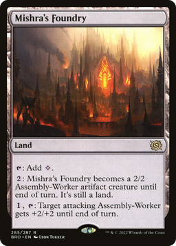 Mishra's Foundry (BRO-265) - The Brothers' War Foil