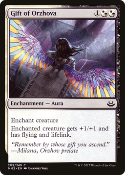 Gift of Orzhova (MM3-209) - Modern Masters 2017 Foil