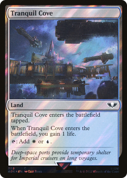 Tranquil Cove (Surge Foil) (40K-303) - Warhammer 40,000 Commander Foil