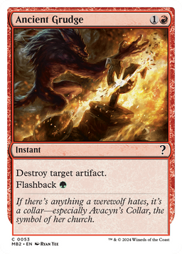 Ancient Grudge (White Border) (MB2-053) - Mystery Booster 2