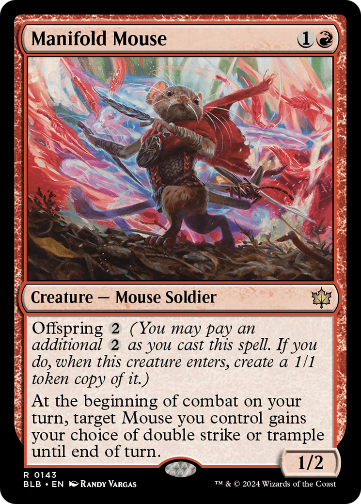 Manifold Mouse (BLB-143) - Bloomburrow