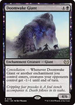Doomwake Giant (DSC-138) - Duskmourn: House of Horror Commander: (enchantment)