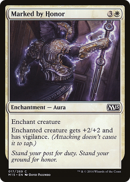 Marked by Honor (M15-017) - Magic 2015 Foil