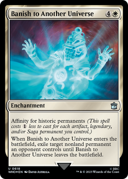 Banish to Another Universe (Surge Foil) (WHO-618) - Doctor Who Foil