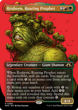 Rosheen, Roaring Prophet (Borderless) (MH3-380) - Modern Horizons 3 Foil