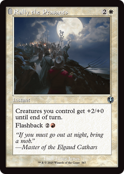 Rally the Peasants (Retro Frame) (INR-347) - Innistrad Remastered