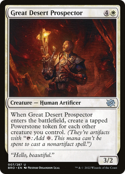 Great Desert Prospector (BRO-007) - The Brothers' War Foil