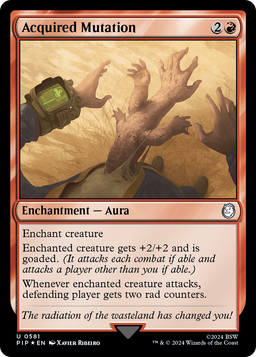 Acquired Mutation (Surge Foil) (PIP-581) - Fallout Foil