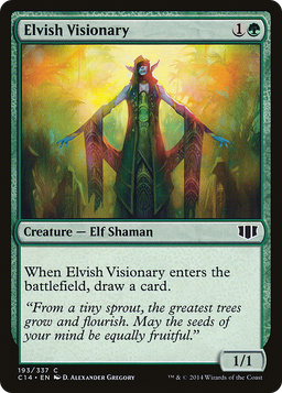 Elvish Visionary (C14-193) - Commander 2014