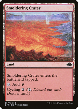 Smoldering Crater (DMR-257) - Dominaria Remastered Foil