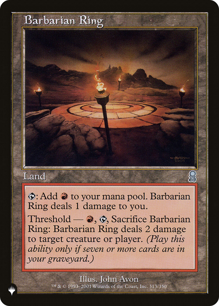 Barbarian Ring (LIST-313/350) - The List