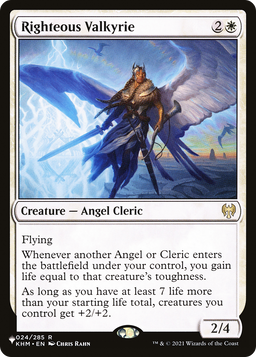 Righteous Valkyrie (LIST-024) - The List Foil