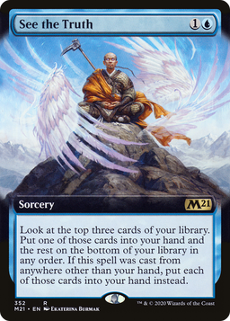 See the Truth (Extended Art) (M21-352) - Core Set 2021: (Extended Art) Foil
