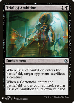 Trial of Ambition (LIST-AKH-113) - The List