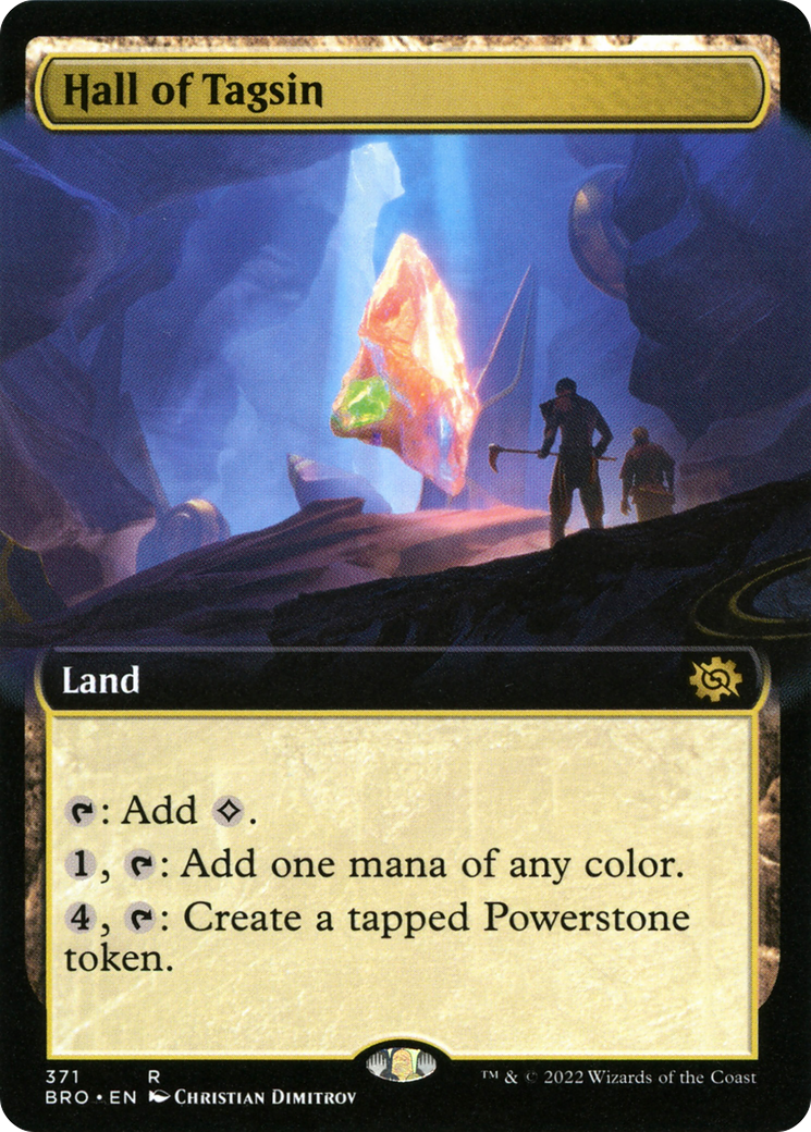 Hall of Tagsin (Extended Art) (BRO-371) - The Brothers' War: (Extended Art)