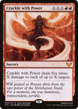 Crackle with Power (STX-095) - Strixhaven: School of Mages Foil