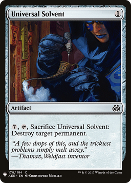 Universal Solvent (LIST-AER-178) - The List