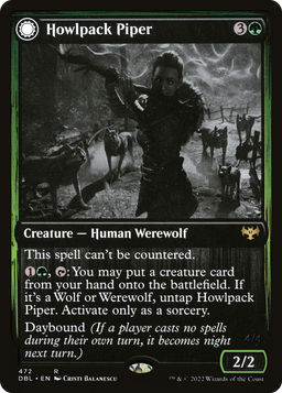 Howlpack Piper (DBL-472) - Innistrad: Double Feature: (Double Faced Transform)