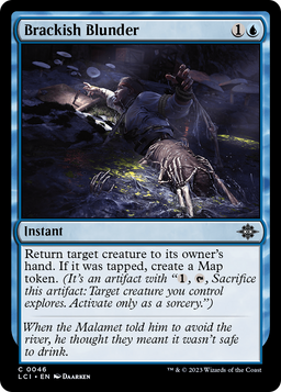 Brackish Blunder (LCI-046) - The Lost Caverns of Ixalan Foil