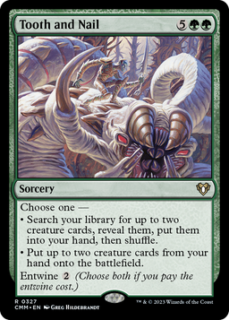 Tooth and Nail (CMM-327) - Commander Masters Foil