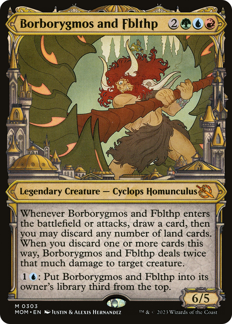 Borborygmos and Fblthp (Showcase) (MOM-303) - March of the Machine: (Showcase)