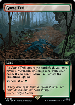 Game Trail (Extended Art) (WHO-500) - Doctor Who: (Extended Art) Foil