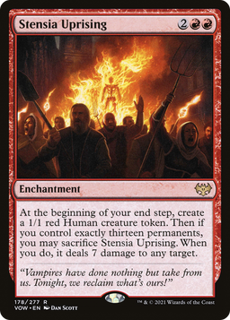 Stensia Uprising (VOW-178) - Innistrad: Crimson Vow Foil