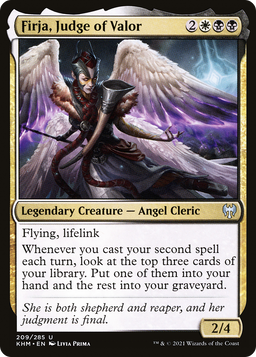 Firja, Judge of Valor (KHM-209) - Kaldheim Foil