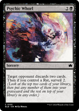 Psychic Whorl (BLB-105) - Bloomburrow