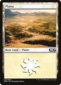 Plains (264) (M20-264) - Core Set 2020 Foil
