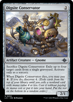 Digsite Conservator (LCI-252) - The Lost Caverns of Ixalan Foil